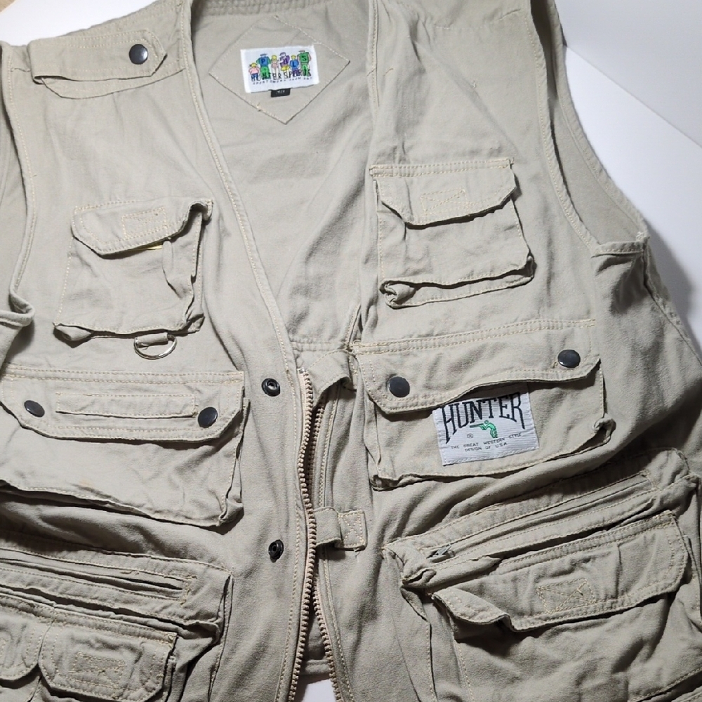 Hunter Beige Utility Vest